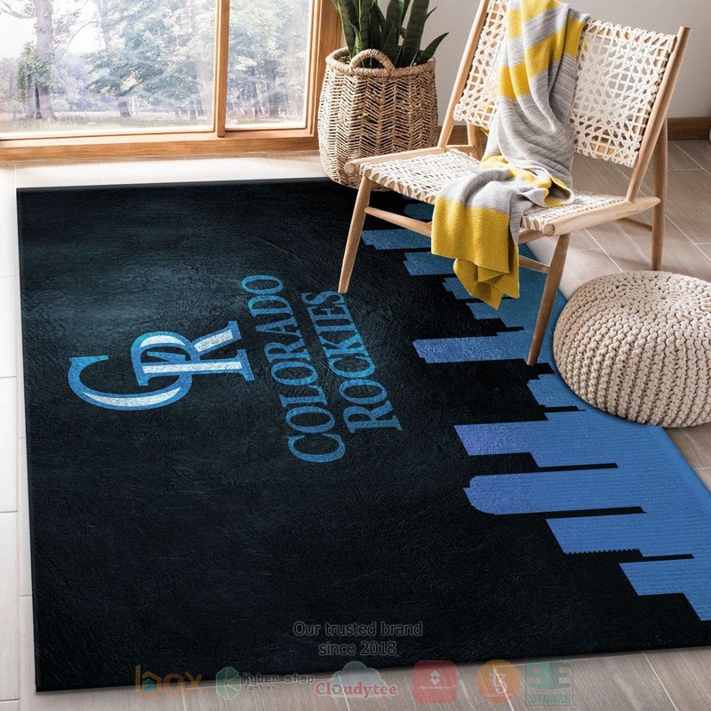 Colorado Rockies Skyline Area Rugs 1