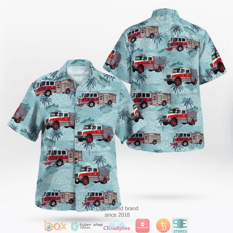Colorado Springs Fire Department Hawaii 3D Shirt