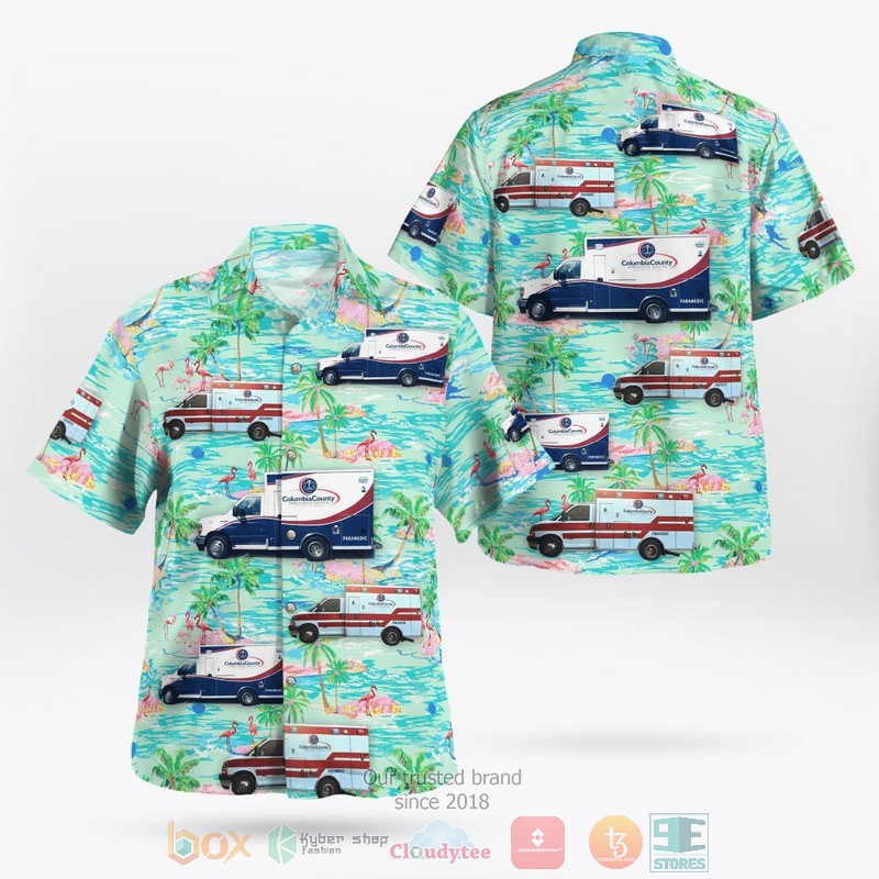 Columbia County Ambulance Service Hawaiian Shirt
