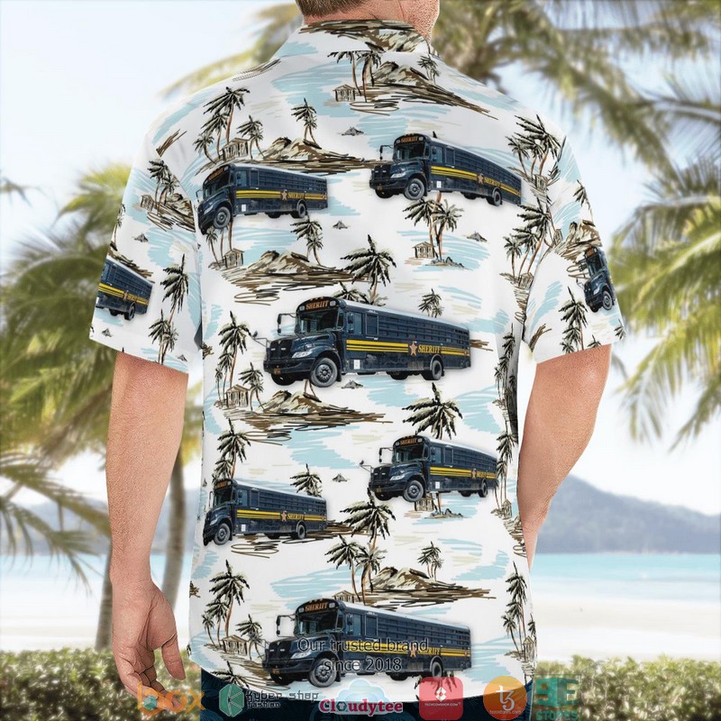 Columbus Ohio Franklin County Sheriffs Office Bus 3D Hawaii Shirt 1 2 3
