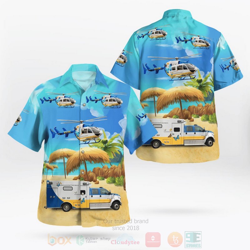 Columbus Ohio Nationwide Childrens Hospital Hawaiian Shirt