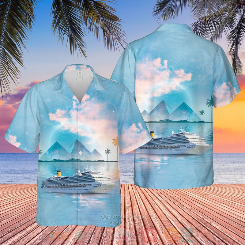 BEST Costa Crociere Costa Pacifica Blue 3D Aloha Shirt 15 Costa Crociere Costa Pacifica Blue Hawaiian Shirt
