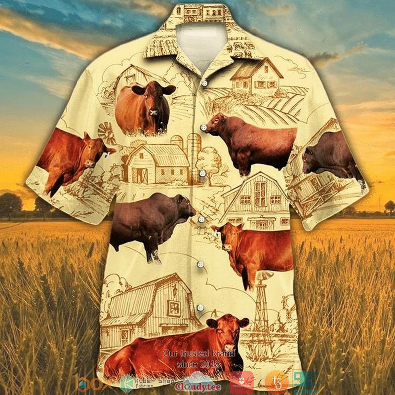 Cow 12 Print Short Sleeve Hawaiian Shirt 3 Cow 12 Print Short Sleeve Hawaiian Shirt