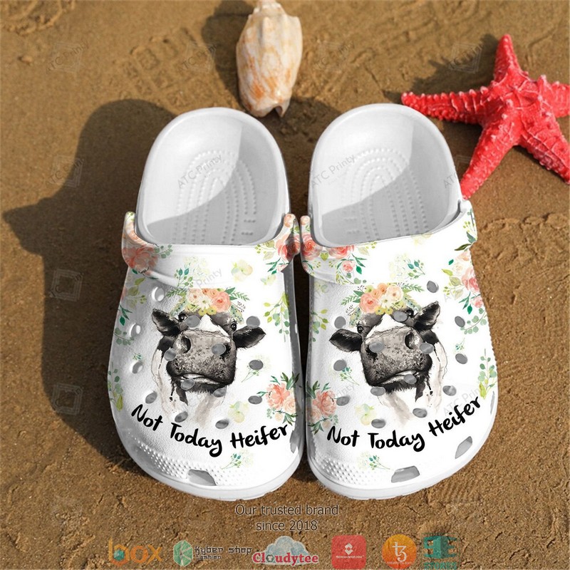 Cow Not today heifer Crocband Clogs