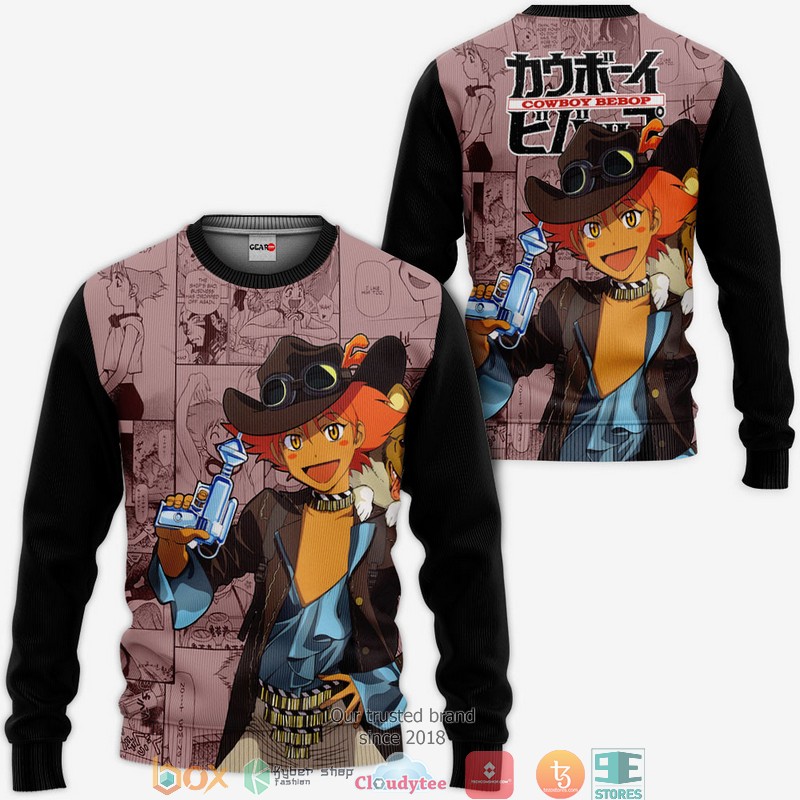 Cowboy Bebop Edward Wong Hau Pepelu Tivrusky IV Anime Merch Manga 3d Hoodie, Bomber jacket 2 Cowboy Bebop Edward Wong Hau Pepelu Tivrusky IV Anime Merch Manga 3d Hoodie Bomber jacket 1