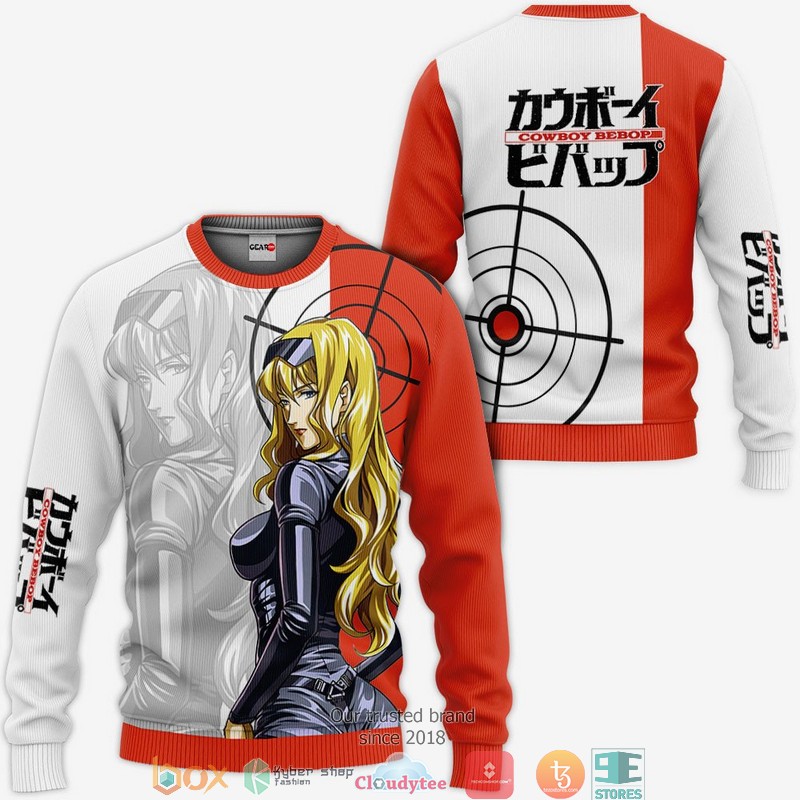 Cowboy Bebop Julia Anime Merch 3d Hoodie, Bomber jacket 2 Cowboy Bebop Julia Anime Merch 3d Hoodie Bomber jacket 1
