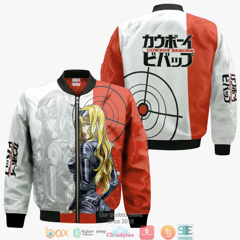 Cowboy Bebop Julia Anime Merch 3d Hoodie, Bomber jacket 4 Cowboy Bebop Julia Anime Merch 3d Hoodie Bomber jacket 1 2 3