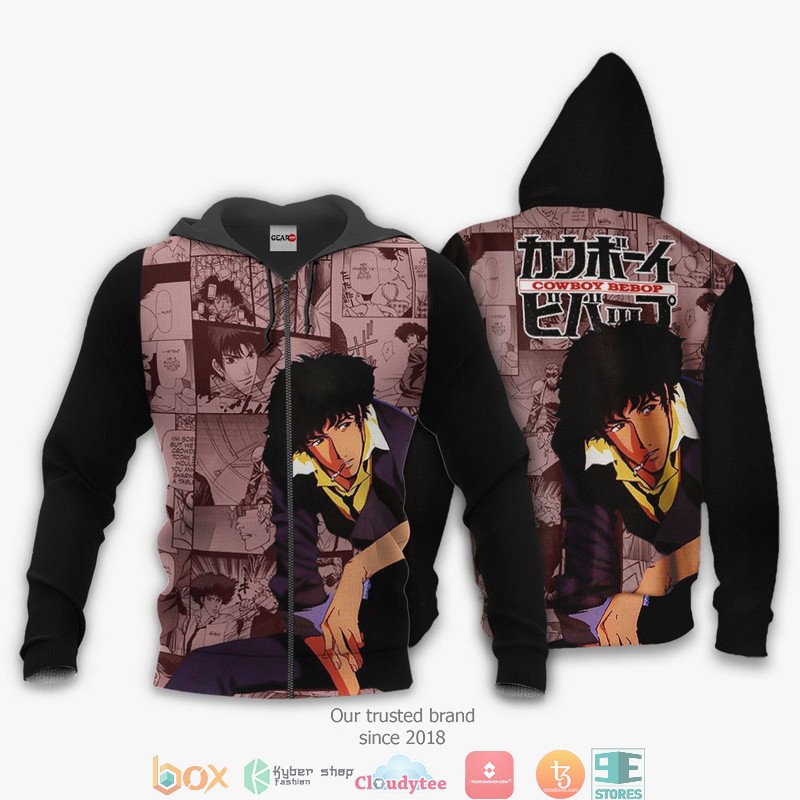 Cowboy Bebop Spike Spiegel Anime Merch Manga 3d Hoodie, Bomber jacket 12 Cowboy Bebop Spike Spiegel Anime Merch Manga 3d Hoodie Bomber jacket
