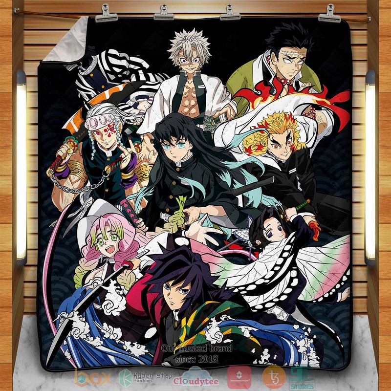 Cozy Hashira Quilt Blanket