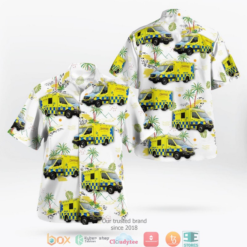 Cranberry Township Butler County Pennsylvania Cranberry Township EMS 3D Hawaii Shirt