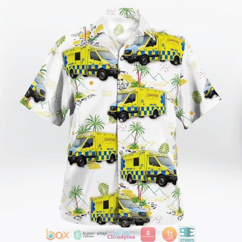 Cranberry Township Butler County Pennsylvania Cranberry Township EMS 3D Hawaii Shirt 1 2