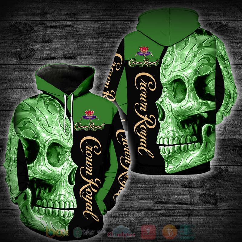 BEST Crown Royal Skull 3D T-Shirt, Hoodies 8 Crown Royal Skull 3D Hoodie Shirt