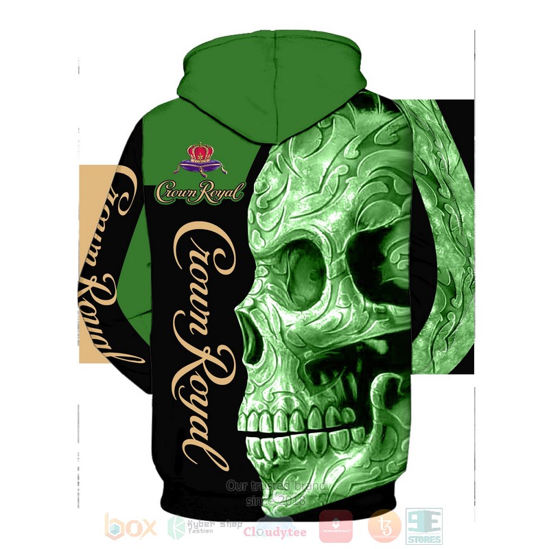 BEST Crown Royal Skull 3D T-Shirt, Hoodies 2 Crown Royal Skull 3D Hoodie Shirt 1