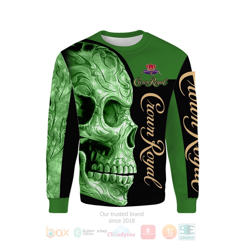 BEST Crown Royal Skull 3D T-Shirt, Hoodies 4 Crown Royal Skull 3D Hoodie Shirt 1 2 3
