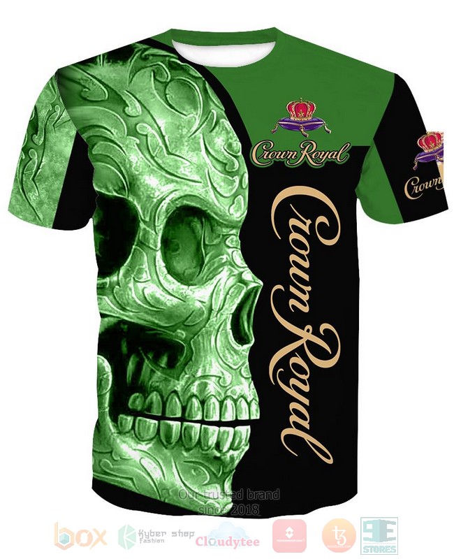 BEST Crown Royal Skull 3D T-Shirt, Hoodies 6 Crown Royal Skull 3D Hoodie Shirt 1 2 3 4 5