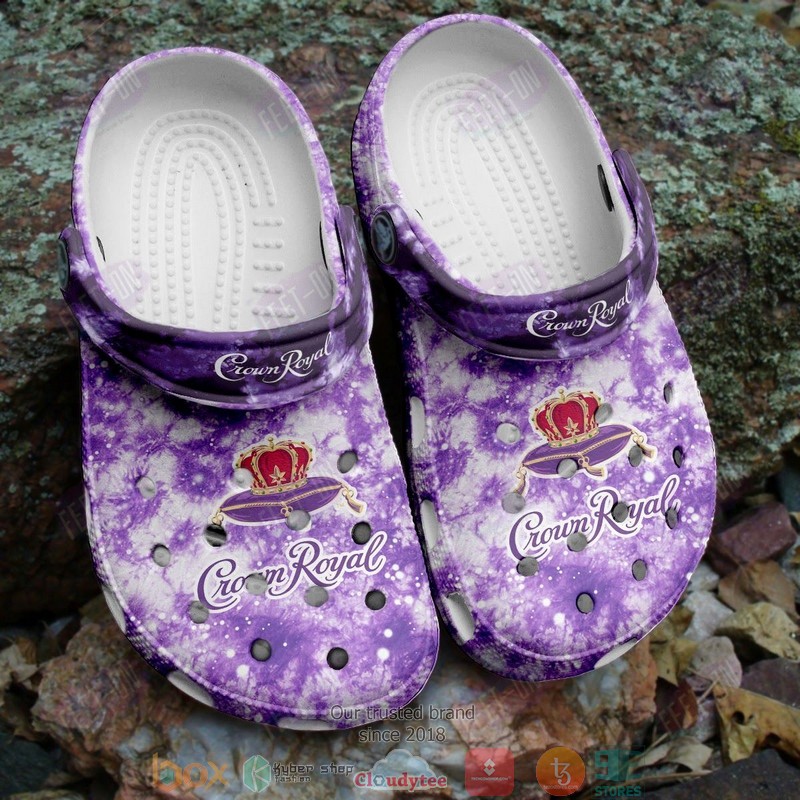 Crown Royal purple crocs crocband clog