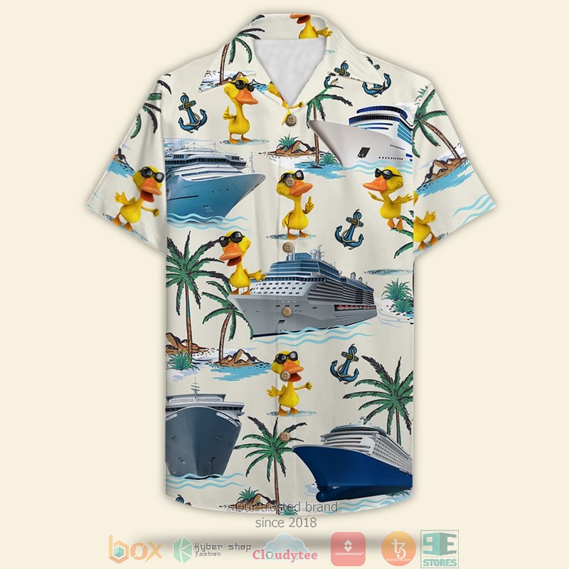 BEST Cruising Duck Happy Duck Cruise Hawaii Shirt word2