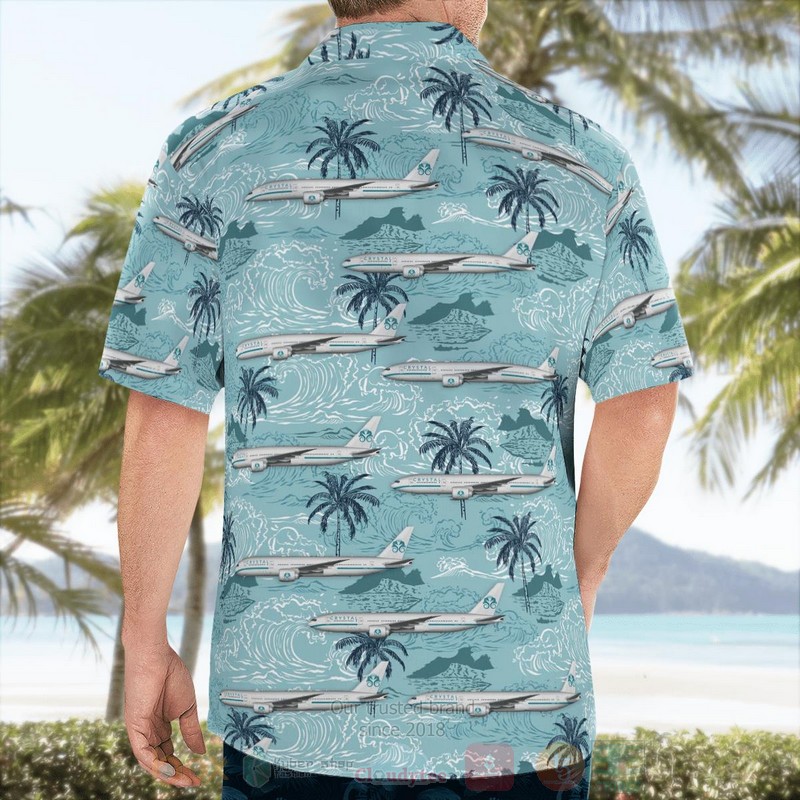 NEW Crystal Skye Aircraft Boeing 777-200LR Hawaii Shirt 2 NEW Crystal Skye Aircraft Boeing 777-200LR Hawaii Shirt word1