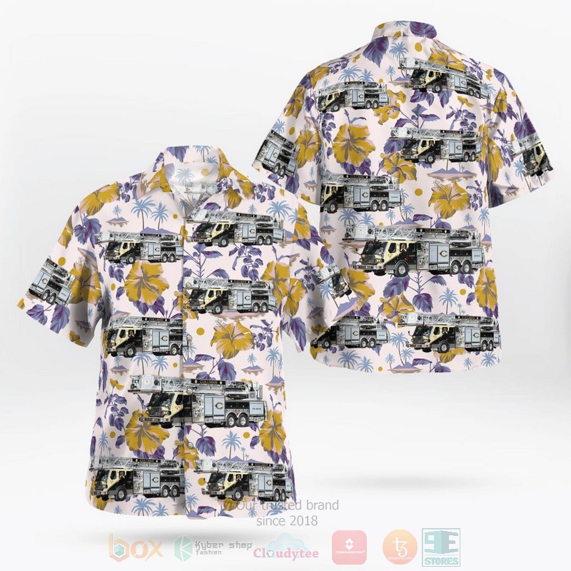 BEST Cullman Fire Rescue 3D Aloha Shirt