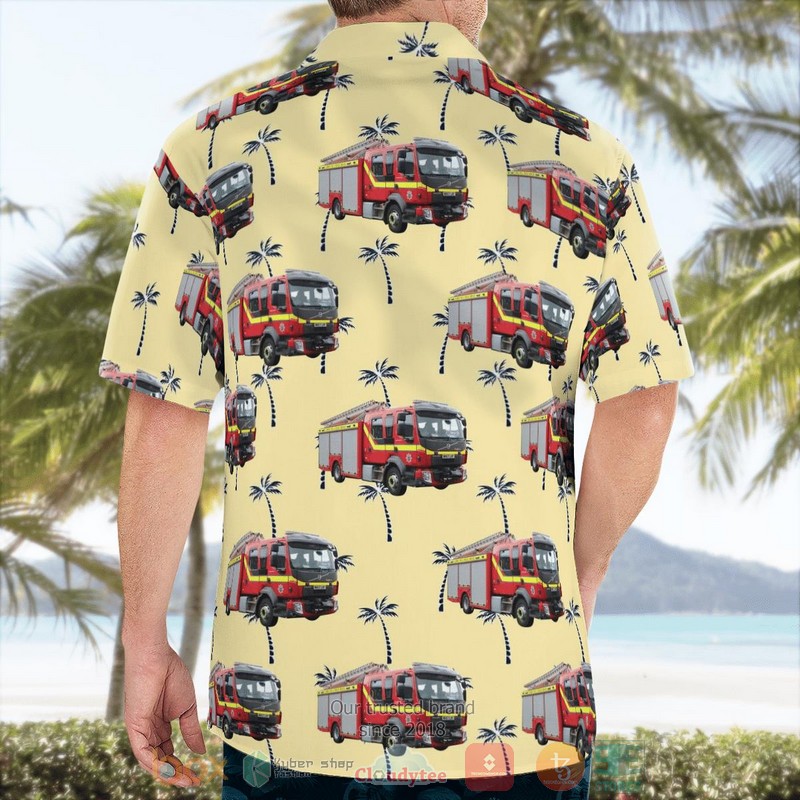 NEW Cumbria Fire and Rescue Service Volvo FL Fire Appliance Hawaii Shirt 4