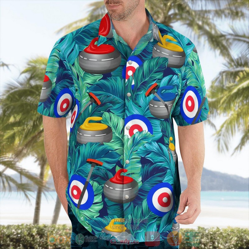 NEW Curling Tropical Hawaii Shirt 7