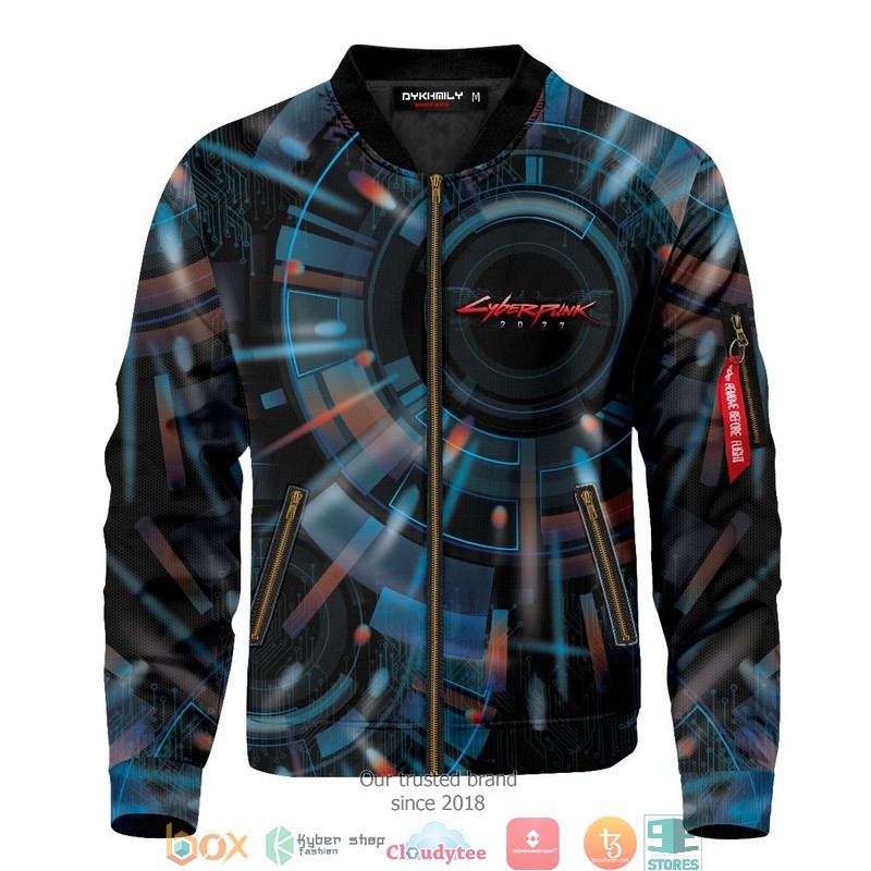 Cyberpunk Samurai Bomber Jacket