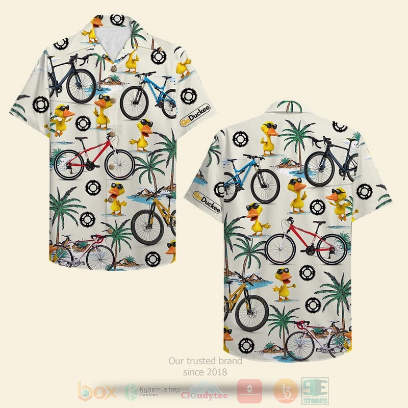 BEST Cycling Duck 3D Aloha Shirt