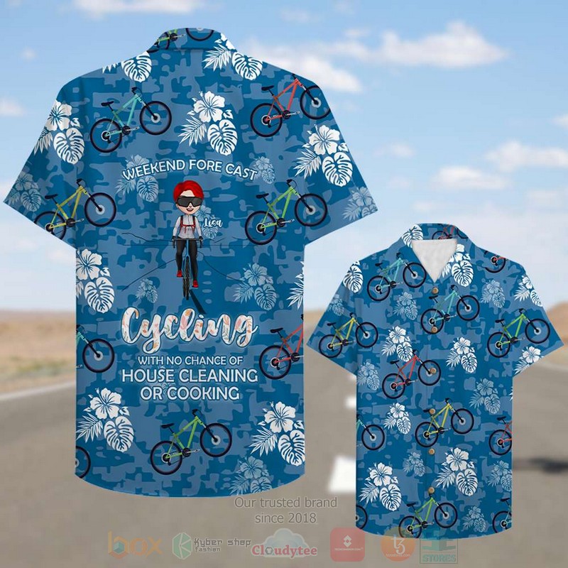 BEST Cycling Girl Weekend Forecast Cycling With No Chance Of House Cleaning Or Cooking Custom Name 3D Aloha Shirt 2 BEST Cycling Girl Weekend Forecast Cycling With No Chance Of House Cleaning Or Cooking Custom Name 3D Aloha Shirt word2