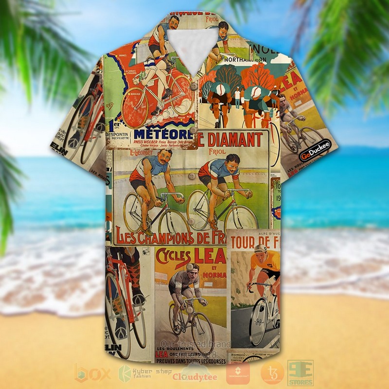 BEST Cycling Trip Vintage Bicycle Magazine 3D Aloha Shirt 2 BEST Cycling Trip Vintage Bicycle Magazine 3D Aloha Shirt word1