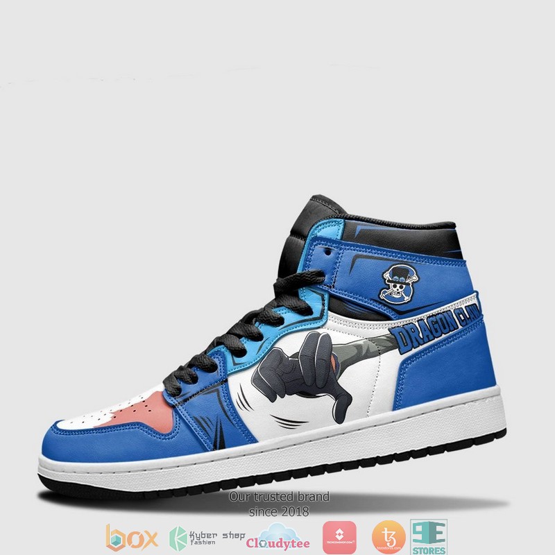 One Piece Sabo Dragon Claw Anime Air Jordan High Top Shoes 1 2
