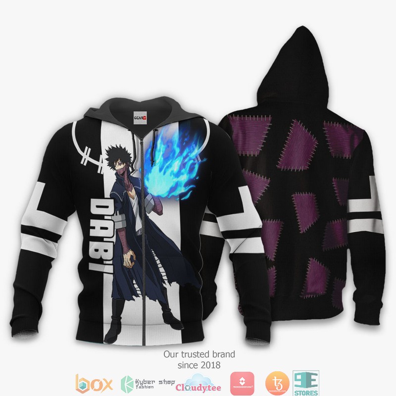 Dabi Anime My Hero Academia Merch 3d Hoodie, Bomber jacket 1 Dabi Anime My Hero Academia Merch 3d Hoodie Bomber jacket