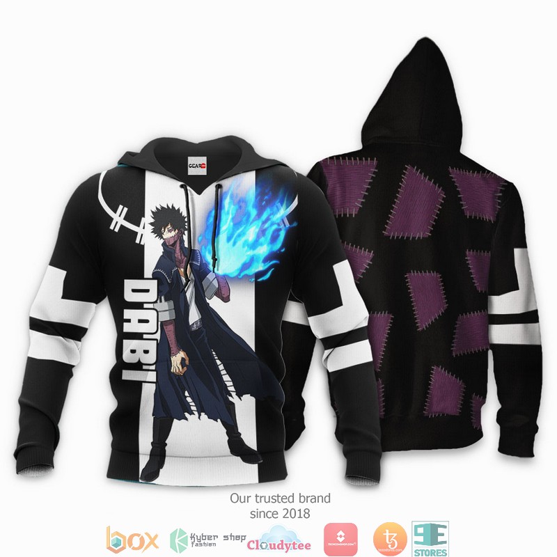 Dabi Anime My Hero Academia Merch 3d Hoodie, Bomber jacket 3 Dabi Anime My Hero Academia Merch 3d Hoodie Bomber jacket 1 2