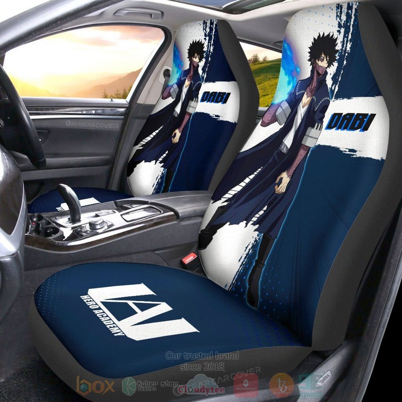 Dabi My Hero Academia Anime Car Seat Cover 1