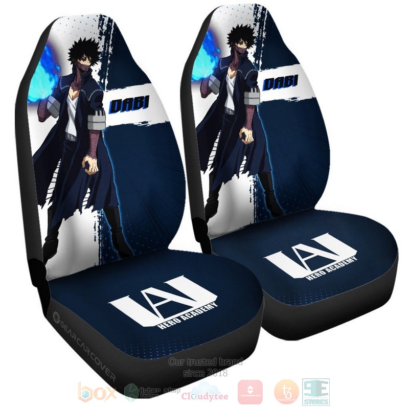 BEST-Anime Dabi My Hero Academia Luxury Car Seat Covers 4 Dabi My Hero Academia Anime Car Seat Cover 1 2 3