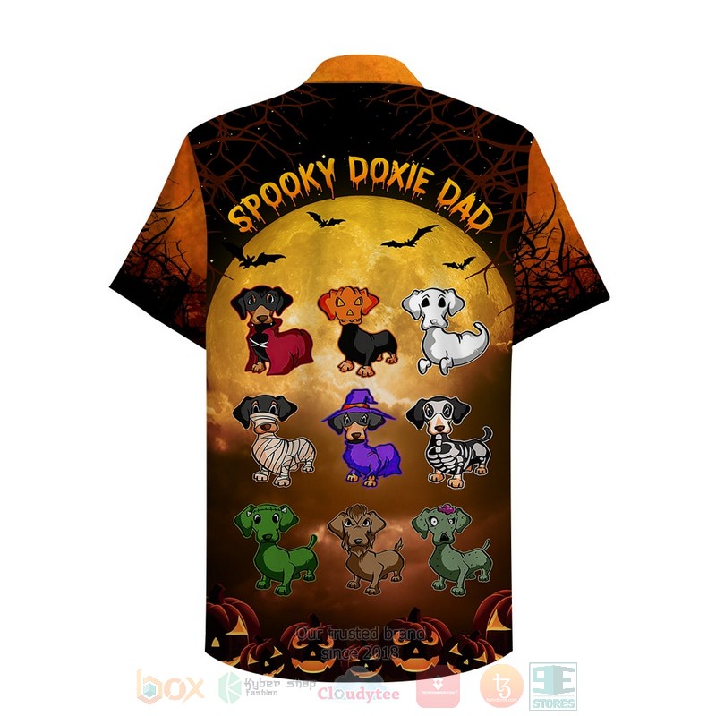 BEST Dachshund Spooky Doxie Dad 3D Aloha Shirt 1 BEST Dachshund Spooky Doxie Dad 3D Aloha Shirt word1