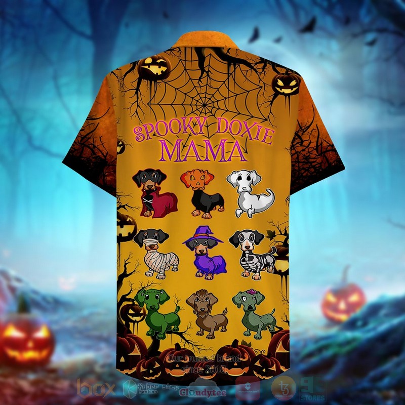 BEST Dachshund Spooky Doxie Mama 3D Aloha Shirt 2 BEST Dachshund Spooky Doxie Mama 3D Aloha Shirt word2