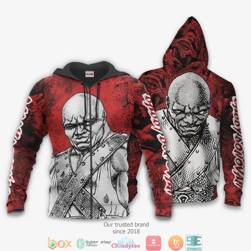 Daddy Donovan Berserk Anime 3d Hoodie, Bomber jacket 1 Daddy Donovan Berserk Anime 3d Hoodie Bomber jacket