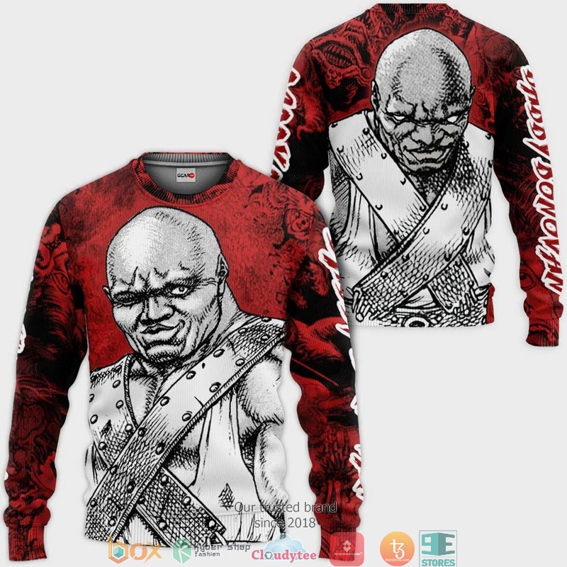 Daddy Donovan Berserk Anime 3d Hoodie, Bomber jacket 2 Daddy Donovan Berserk Anime 3d Hoodie Bomber jacket 1