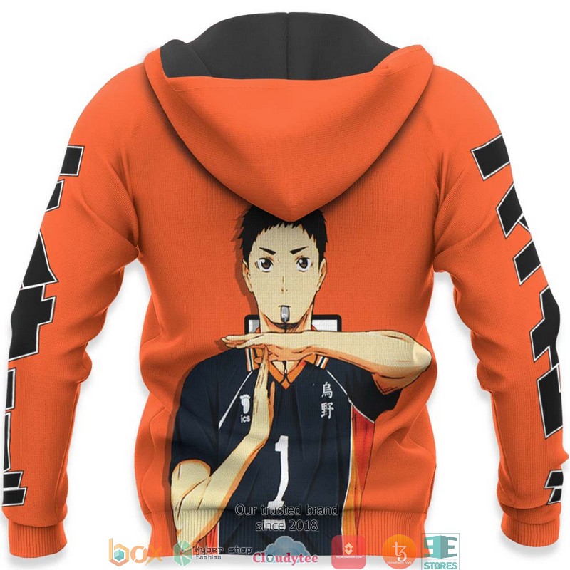 Daichi Sawamura Haikyuu Anime Merch 3d Hoodie Bomber jacket 1 2 3 4