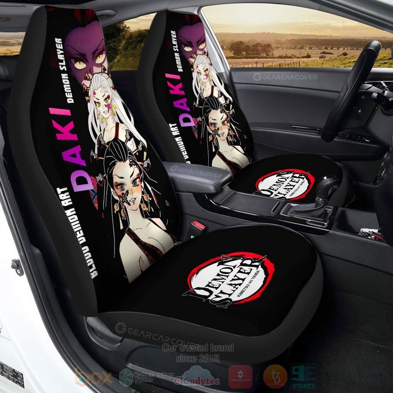 Daki Demon Slayer Anime Car Seat Cover