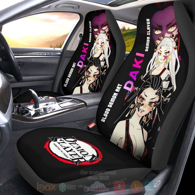 Daki Demon Slayer Anime Car Seat Cover 1