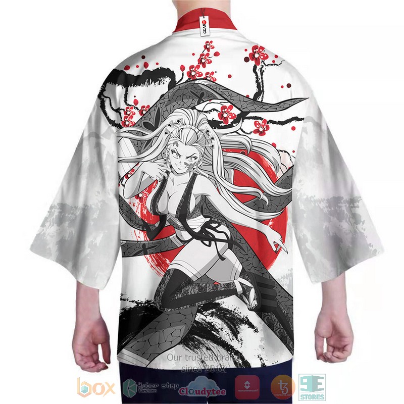 NEW Daki Kimetsu Anime Haori Japan Style 3D Full Printed Kimono 4 Daki Kimetsu Anime Haori Japan Style Kimono 1 2 3