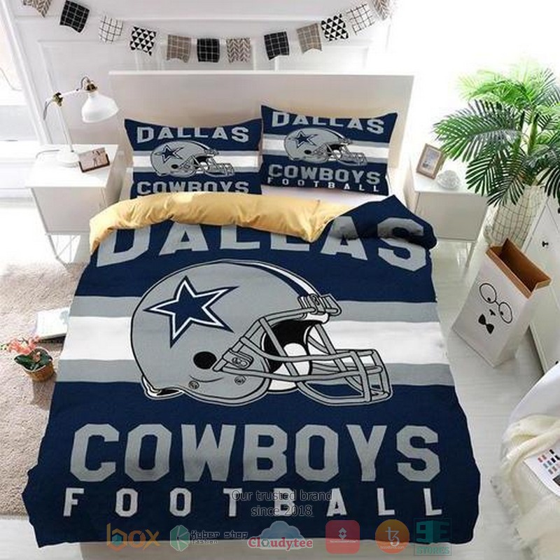 Dallas Cowboys Nfl Football Logo Bedding Set