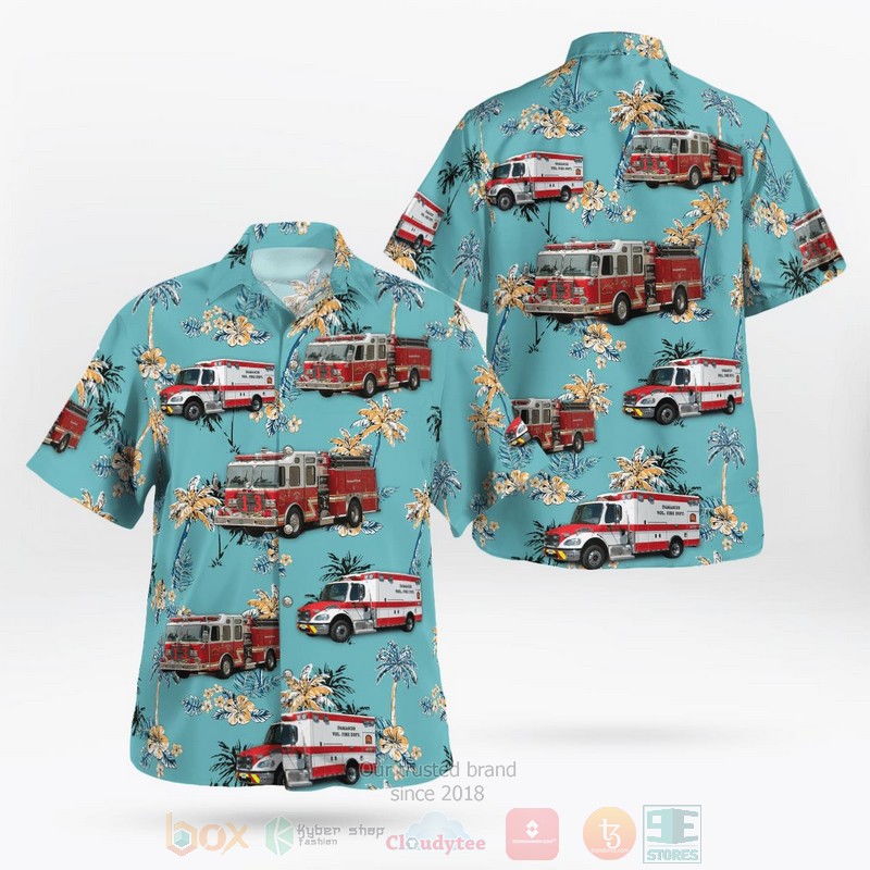 BEST Damascus, Montgomery County, Damascus Volunteer Fire Department 3D Aloha Shirt word3