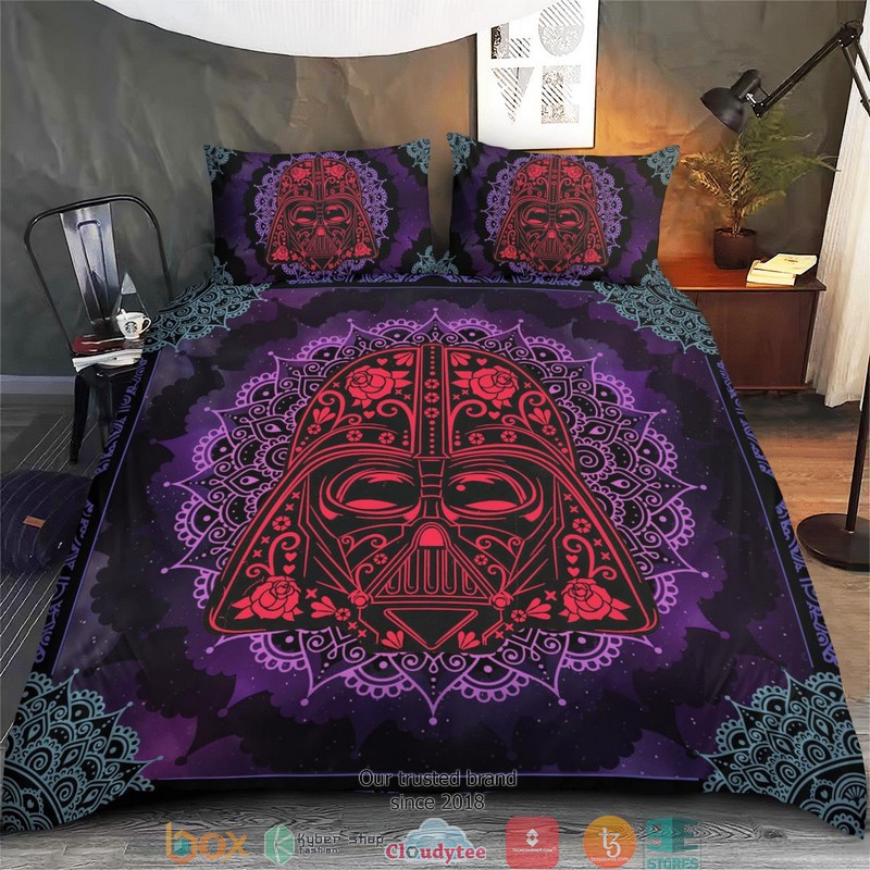 Darth Vader purple Henna Star Wars Bedding Set