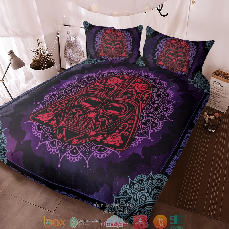 Darth Vader purple Henna Star Wars Bedding Set 3 Darth Vader purple Henna Star Wars Bedding Set 1 2