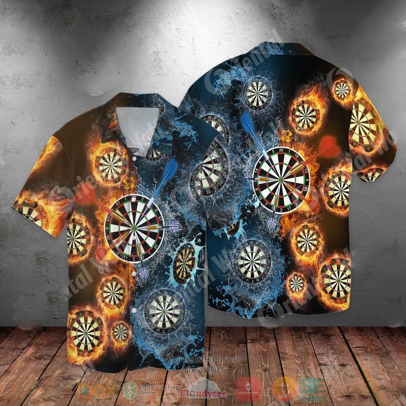 BEST Darts Sports Short Sleeve Hawaii Shirt 1 Darts Sports Hawaiian Shirt