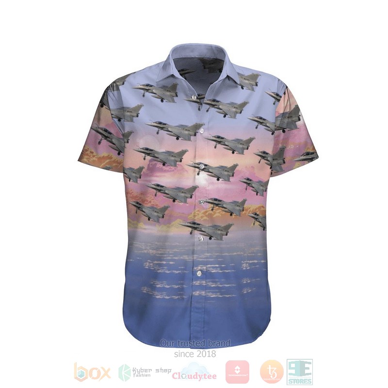 Dassault Rafale M French Navy Hawaiian Shirt Short