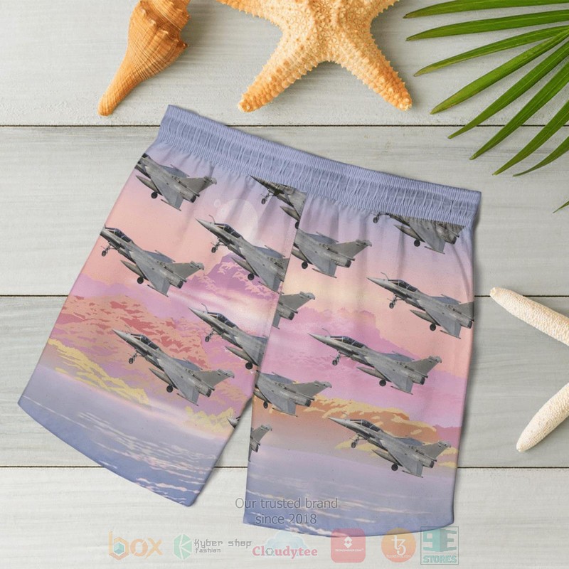 Dassault Rafale M French Navy Hawaiian Shirt Short 1 2 3 4 5 6 7