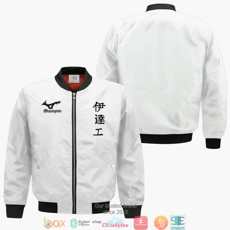 Date Tech Haikyuu Anime 3D Bomber jacket